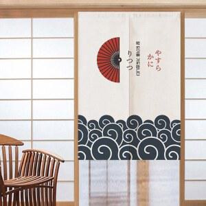 가정용 침실 린넨 주방 패브릭 커튼 방풍 오일 가림막 찬장 가림막 커튼
