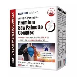 do 네이처그랜드 프리미엄 쏘팔메토 컴플렉스 1300mg x 90캡슐