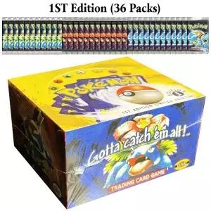 포켓몬 카드 게임 프록시 부스터 36팩/박스 베이스 세트 TCG 수제 수집 1세대 장난감 선물 PTCG
