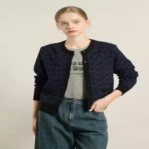 올앤선드리 올 하트 JQD 가디건 A5F8K120_DG 437449 BCBG