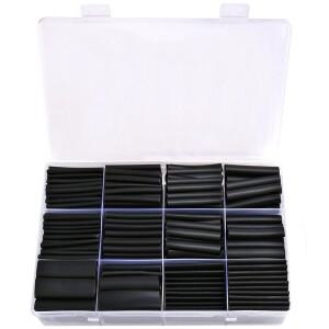 400pcs 열 수축 튜브 키트 3:1 비율 접착제 줄 지어 해양 산업 등급 랩 방수