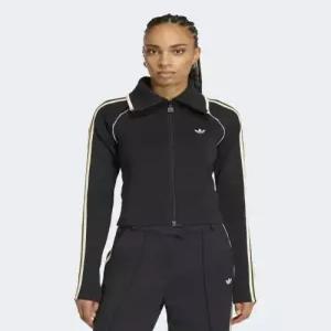 아디다스 ADIDAS 슬림 핏 파이어버드 트랙탑 - 블랙 KC9097