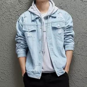 [라일리의류] Rly 블루종 워싱 남자 남자청자켓 남성 데님자켓 봄