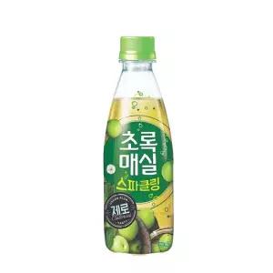 웅진식품 초록매실 스파클링 제로 PET 350ml 20개