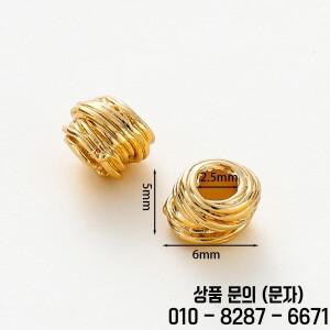 10/30/50 개/갑 14K/18K 골드 도금 황동 직조 볼 스페이서 비즈 DIY 팔찌 목걸이 쥬얼리 액세서리 만들기