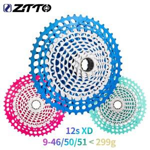 ZTTO SLR3 12s MTB CNC 카세트 9-46T 9-50T XD 12단 스포켓 초경량 300g 미만 K7 범용