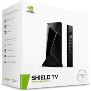 NVIDIA Shield Android TV Pro 4K HDR 스트리밍 미디어 플레이어 고성능 돌비 비전 3GB RAM USB 2개 Alexa