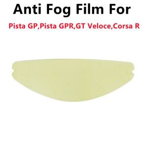AGV 피스타 GP GPRGT 벨로스 코르사 R 풀페이스 헬멧 액세서리 김서림 방지 스티커 바이저 렌즈