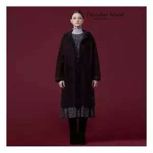 써스데이아일랜드 Thursday Island 퀼팅 블록 체크 코트T238MCT257W