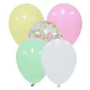 해피파티 라운드풍선 30cm 풍선 5입 팝컬러 생일파티 돌잔치 행사