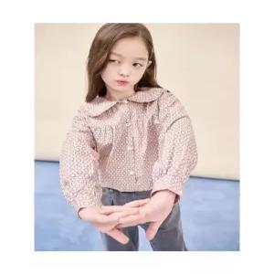 빈폴 키즈 BI5964G01A 아동 셔츠 유아 프릴 칼라 포인트 블라우스 베이지 540330