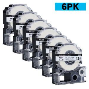 엡손 LW-300 LC-4WBN9 프린터용 라벨 테이프, 6PK 호환, SS12KW