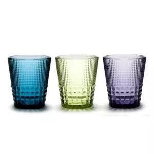 프로방스 스테인드 글라스 워터 글라스 320ml 주방용품 컵 잔