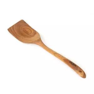 올비아 원목 뒤집개 중 31CM/부침/조리/파전/동태전/호박전/가정용/나무/주걱/뒤집게/옻칠/와이드/우드/도