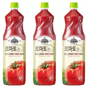 [하프클럽/기타]웅진 가야농장 토마토농장 주스 1.5L x  12PET