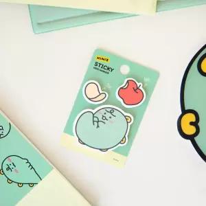 카카오프렌즈 죠르디 형태 점착마커/접착/노트/용지/팬시/귀여운/테이블/데스크/책상/그림/다꾸/캐릭터/사