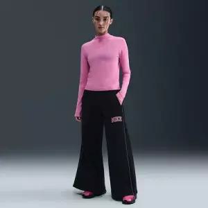 Nike 나이키 스포츠웨어 플리스 여성 와이드 레그 스ㅤㅇㅞㅅ팬츠 IM7493-010