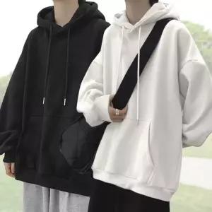 남녀 간절기 후드 티셔츠 데일리 얇은 무지 오버핏 모자 긴팔티
