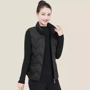 퀼팅 패딩 베스트 간절기 경량 보온 회사 사무실 조끼