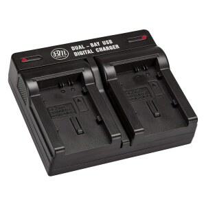 BM PREMIUM DUAL BAY BATTERY CHARGER FOR CANON VIXIA HF G70 /G50 /G60 /XA40 /XA45 /XA50 /XA55 /G21 /G30 /G40 /XA10 /XA11 /XA15 /XA20 /XA25 /XA60 /XA65 /XA70 /XA75 /XF400 /XF405 - 7.4V OUTPUT BLACK