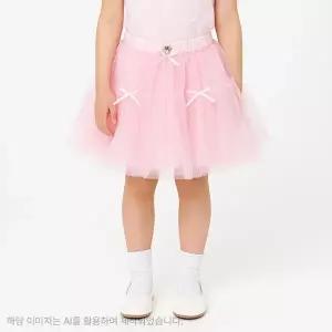 [롯데백화점]로엠걸즈 보석 리본 샤스커트치마 RGWH25W2P