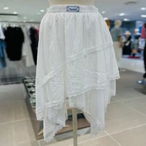 [에고이스트] [BLUE LABEL] 레이어드 3단 레이스 스커트 ES2OSK11