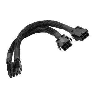 6핀 8핀 변환기 케이블 유연 내구성이 뛰어난 18AWG PCIe 커넥터 PCI-E 듀얼 분배기