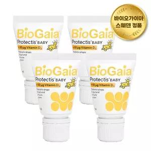 바이오가이아 브랜드관 바이오가이아 유산균 비타민D 10ML 튜브형 4개 세트 이지드롭 / 유통기한 27년 10월
