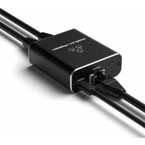 Rj45 분배기 1 ~ 2 기가비트 이더넷 어댑터 인터넷 네트워크 케이블 확장기 PC TV 박스 라우터 공유기 용