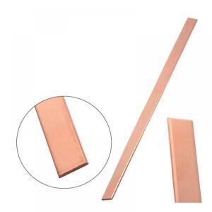 1pcs 구리 스트립 T2  평면 강철  전기 도금 DIY 재료 두께 1mm ~ 8mm 길이