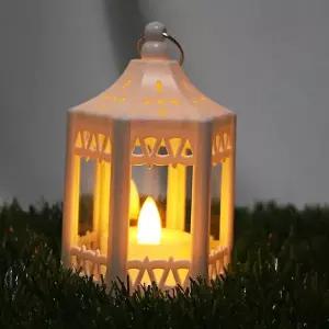 [하프클럽/셀럽하우스]캔들케이스 랜턴 - 화이트 미니캔들 워머 캔들세트 홈