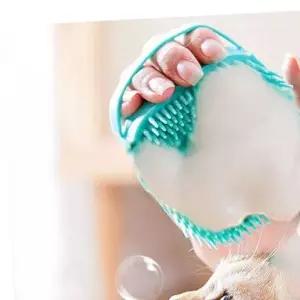 PET 반려동물샴푸브러쉬 강아지 고양이 샴푸 브러쉬 목욕 마사지 반려견목욕솔 목욕솔