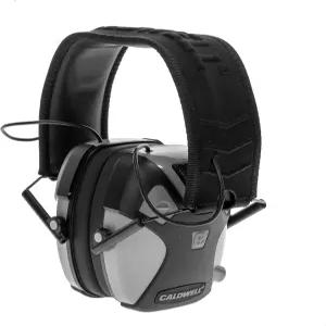 Caldwell E-Max Pro 전자식 청력 보호 이어머프 사거리 사격 및 사냥용 저프로파일 음향 증폭 기능 포함