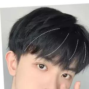 인모 남자 앞머리 가발 남성가발 인모가발