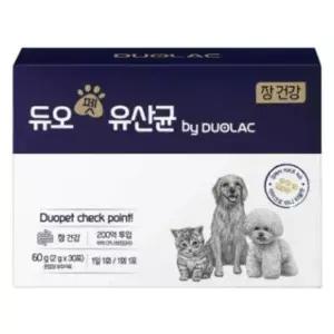 듀오락 듀오락 강아지 고양이 유산균 듀오펫 장 건강 30포