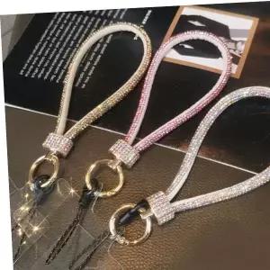 크리스탈 큐빅 골드링 손목스트랩 팔레트 폰태그 홀더