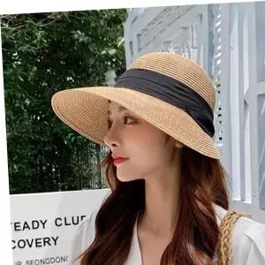 여성 야외활동모자 왕골 라피아햇 밀짚모자 썬캡 바캉스 비치모자