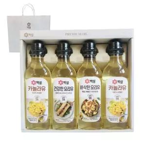 백설 NH 3호 식용유 선물세트 오일 명절 추석 설 선물