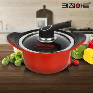 키친아트 세라믹냄비 양수 16 찌개 전골 코팅 주물