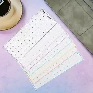 이탈리아어 키보드 전송 스티커 떼어낼 수 있는 필름 글자 PC 노트북용 변색 없음
