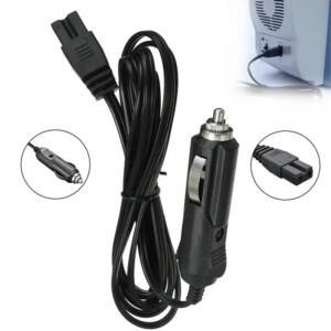 자동차 쿨러 교체용 미니 냉장고, 12V DC, 2 핀 리드 케이블 플러그 와이어, 담배 라이터 전원 코드