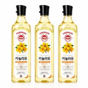 사조 카놀라유 900mL x 3개
