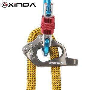 XINDA 카우스타일 포지셔닝 랜야드 조절기 고품질 오름차순 하강용 암벽 등반 SRT 동굴 탐험용