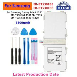 삼성 갤럭시 탭 4 용 태블릿 EB BT530FBE EB BT530FBC 배터리 10.1 인치 SM T530 T531 T533 T535 T537 P5220 신제품
