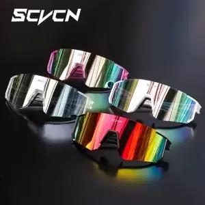 SCVCN 스노우 선글라스 하이킹 야외 사이클링 여성 남성용 MTB 자전거 안경 스포츠 산악 UV400 스키 고글