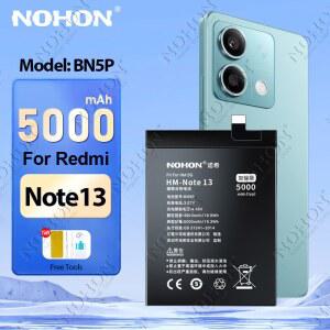 NOHON 배터리 Xiaomi Redmi 참고 13 12 11 10 Pro 9 8 7 6 5 4 11S 10S 9S 배터리 BN5P BN53 BN46 BN45 BN5D BP47 BP4K BM5T