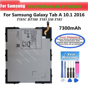 삼성 갤럭시 태블릿 탭 A 10.1인치 2016 T580 T585 T580N SM P580 SM P585 EB BT585ABA 배터리용 7300mAh EB BT585ABE 배터리