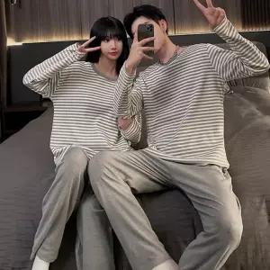 [STYLELUX]남녀공용 커플 잠옷 데일리 파자마 홈웨어세트 INW103