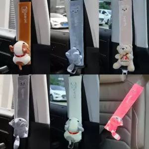 오너클랜 안전벨트커버 캐릭터 자동차 인형 차량용품 꾸미기 안전벨트쿠션 안전벨트장식