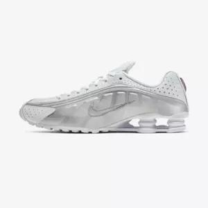 나이키 NIKE 샥스 R4 W - 화이트 메탈릭 실버 맥스 오렌지 AR3565-101